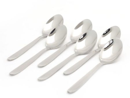 Coconut Stainless Steel Baby Spoon - Pack of 6 Cheap