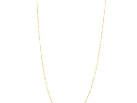 14K Gold 1.3mm Figaro Chain Online Hot Sale