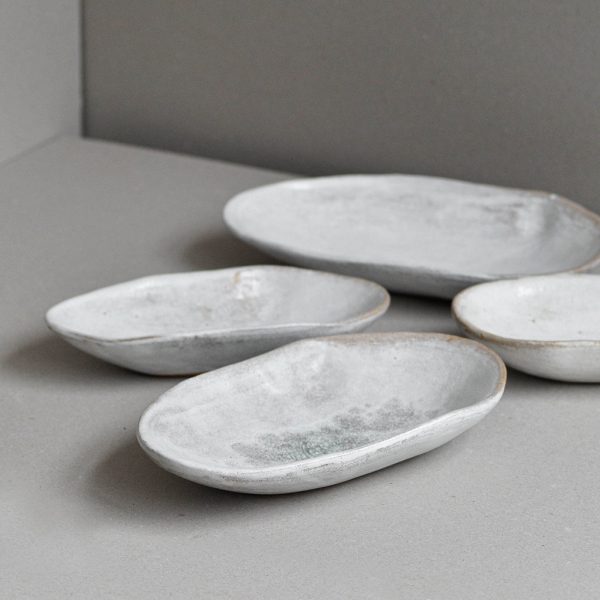 Organic Shell Dish, Small, Glass Glaze For Discount