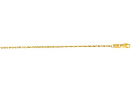 14K Gold 1.5mm Lite Forsantina Chain For Cheap