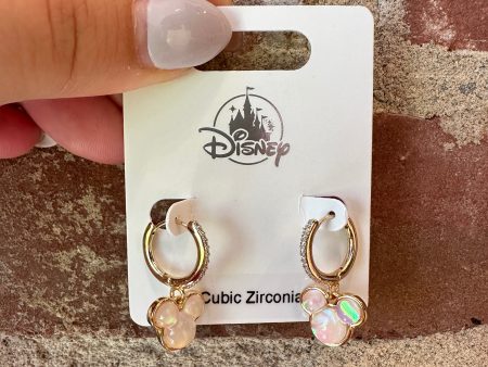 Mickey Opal Dangle Earrings For Sale