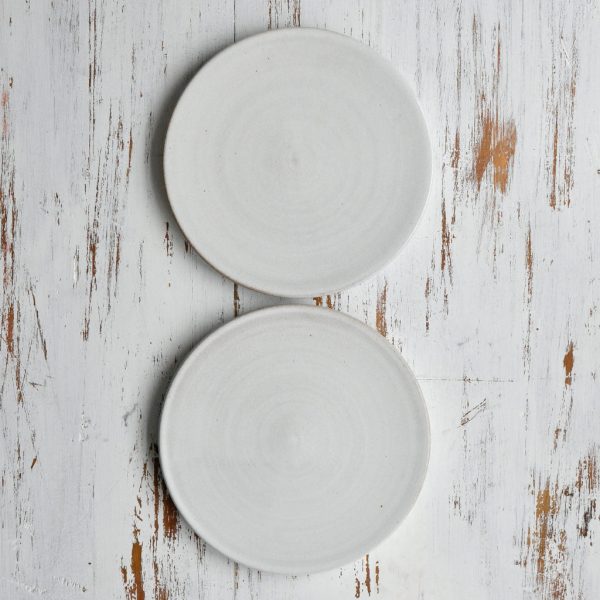 Stoneware Flat Plate, Large For Discount