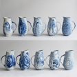 Marbled Water Jug, Blue & White Supply