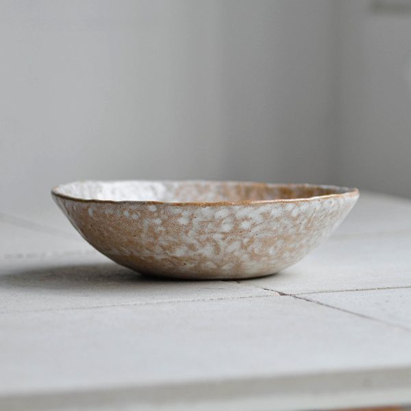 Hand Moulded Pasta Bowl, Rust For Cheap