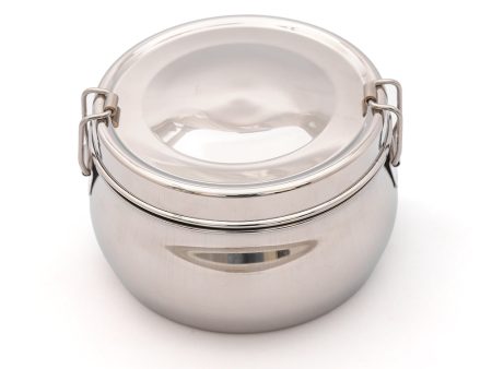 Coconut Stainless Steel Round Lunch Box - 1Unit Online Hot Sale