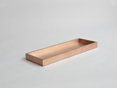 Narrow Tray, Medium Matt Rose Gold For Cheap