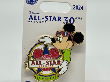 All Star Resort 30th Anniversary Pin For Discount