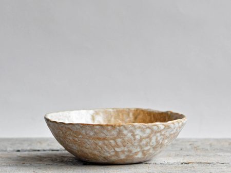 Hand Moulded Pasta Bowl, Rust For Cheap