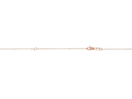 14K Gold 0.87mm Extendable Chain For Sale