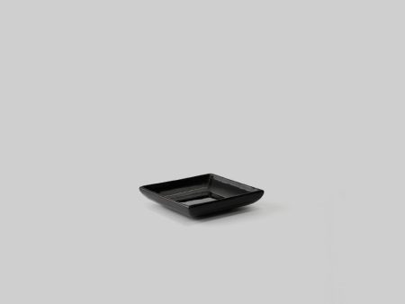 Miniature Square Tray, Black Fashion