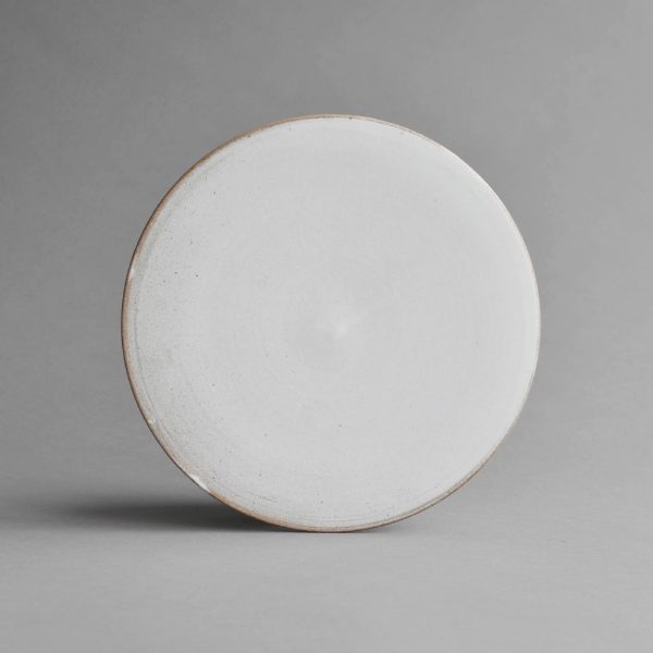 Stoneware Flat Plate, Large For Discount