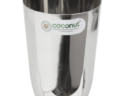 Coconut Stainless Steel Citrus Water Glass Set of 6 - Capacity 250ml each, Heavy Gauge, Durable, Food Grade, BPA Free, Glasses For Serving Water   Juice   Beverages, Lemonade, Model - A35 Citrus Glass Online Hot Sale