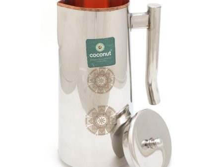 Coconut Stainless Steel Water Jug - Model - J9 Laser Femina - 1 Unit - Capacity - 1500 ML Online Hot Sale