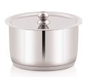 Coconut Stainless Steel Capsulated Deluxe Tope with Lid - Cook N Serveware-1 Unit - Capacity - 1000 ML For Sale