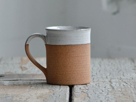 Stoneware Mug, Snow White Unglazed Fashion