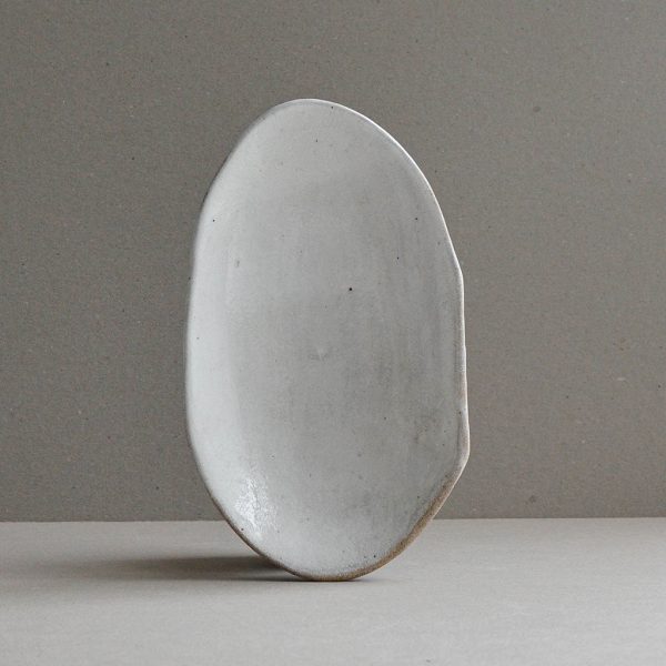 Organic Shell Dish, Large, Snow White Online now