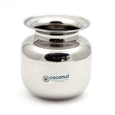 Coconut Stainless Steel L5 Madarasi Chambu Lota Kalash (Heavy Guage) - Set of 2 Piece- 400ML & 600ML Online now