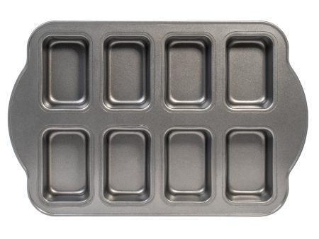 Non-Stick Original Mini Loaf Cake Baking Pan Sheet, 8-Cavity For Sale