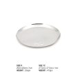 Coconut Stainless Steel Hammered Plate - Pack of 6, Heavy Gauge, Mirror Finish, Solid, Dinner Plate   Meal Plate   Serving Plate  Thali, Model-P6 Hammered Corner For Cheap