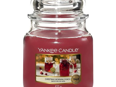 Yankee Candle Christmas Morning Punch — Magical Christmas Morning Collection — Iconic Original Glass Jar Candle — Medium - 14.5oz - 75 Hours Burn Time Discount