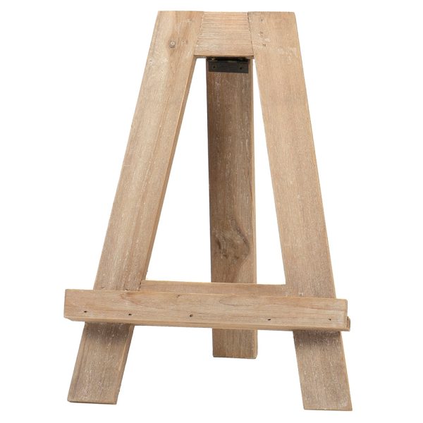 Red Co. 12.5  Tall Natural Wood Tabletop Tripod A-Frame Display Easel Stand and Art Holder, Distressed Brown Supply