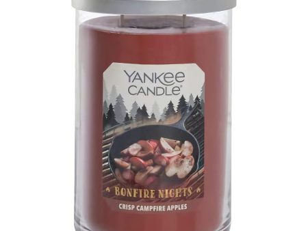 Yankee Candle Crisp Campfire Apples — Bonfire Nights Collection — 2-Wick Glass Tumbler Candle — Large - 22oz - 110 Hours Burn Time Online