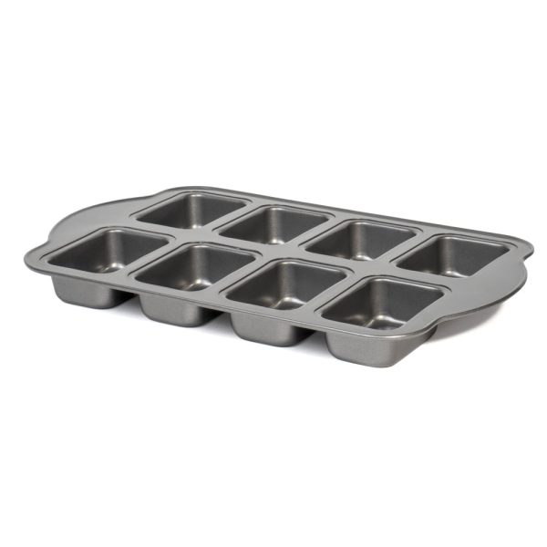 Non-Stick Original Mini Loaf Cake Baking Pan Sheet, 8-Cavity For Sale