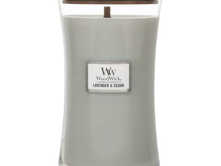 WoodWick 1666272 jar Candle, Light Gray For Sale