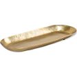 Red Co. 16 inch Long Oval Decorative Metal Aluminum Tabletop Display Tray, Gold Online Sale