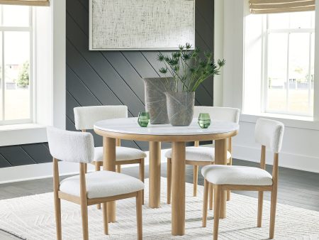 Sawdyn Dining Table and 4 Chairs Fashion