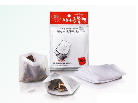 100 Disposable Tea Filter Bags for Loose Tea, Soup Ingredients, Herbs, Coffee, 20pc x 5 pack (4.5x3.7in) Online now