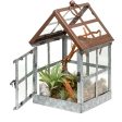 Red Co. 11” Tabletop & Hanging Metal Frame Succulent Display Terrarium Planter with Ring Handle Sale