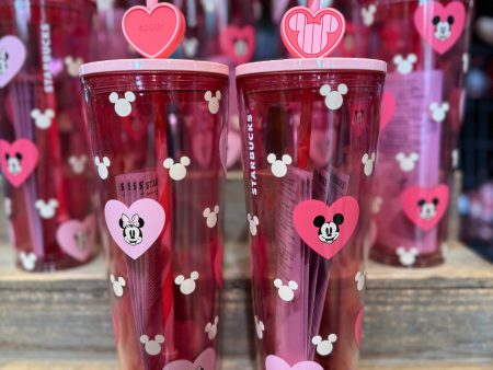 Valentine’s Day Mickey and Minnie Tumbler by Starbucks Cheap