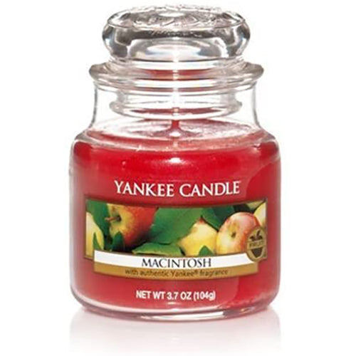 Yankee Candle Macintosh Small Jar Candle, Fruit Scent For Sale