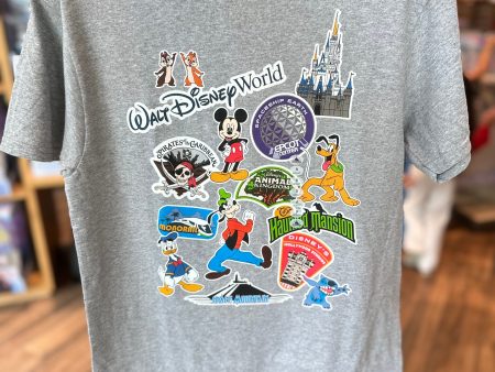 Walt Disney World Sticker Tee Fashion