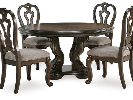 Maylee Dining Table and 4 Chairs For Sale