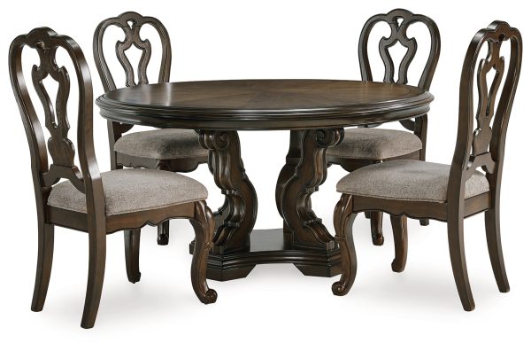 Maylee Dining Table and 4 Chairs For Sale