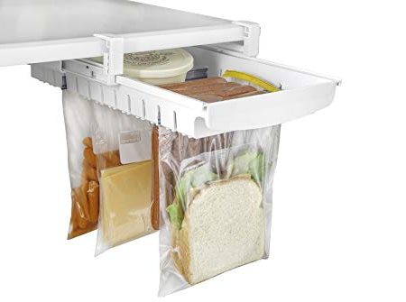 Hanging Zip Bag Pull-Out Refrigerator Drawer Organizer Online Sale