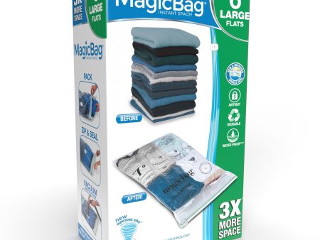 MagicBag Instant Space Saver Storage - Flat, Large For Discount