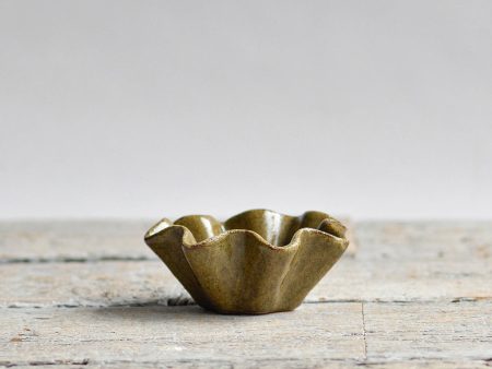 Mini Ruffled Bowl, Green Cheap