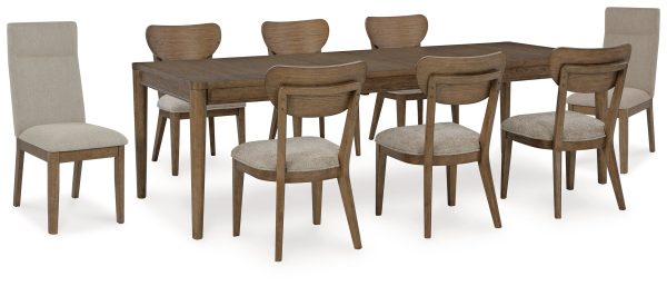 Roanhowe Dining Table and 8 Chairs Online