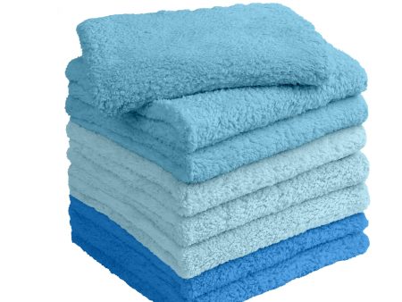 Coral-Fleece Cleaning Cloth - Set of 8 - 12 x 12 inches on Sale