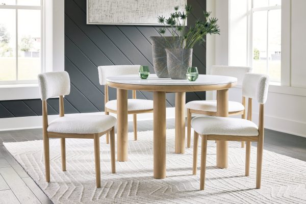 Sawdyn Dining Table and 4 Chairs Fashion