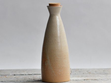 Stoneware Oil Bottle, Large, Rust Online