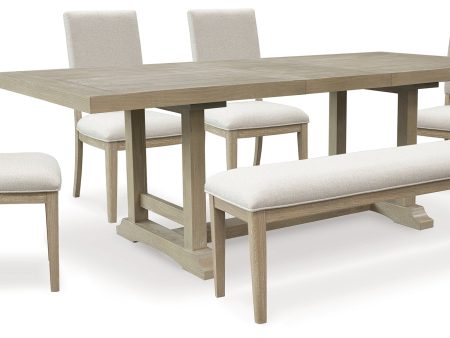 Vallardia Dining Table, 4 Chairs and Bench For Cheap