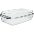 Glass Casserole Baking Dish with Cover, 12  x 7.5  Online Sale