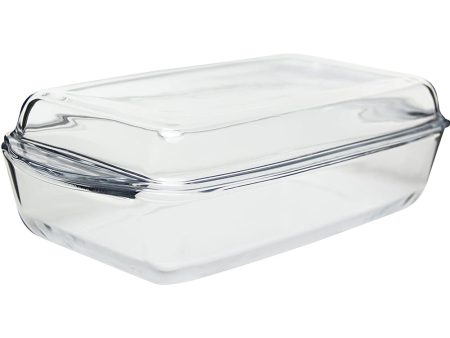 Glass Casserole Baking Dish with Cover, 12  x 7.5  Online Sale