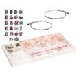 Red Co. Christmas Advent Charm Calendar with 2 Bracelets & 22 Unique Charms Jewelry Set - 24 Gifts Total Present for Daughter, Niece, Granddaughter Online now