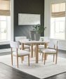 Sawdyn Dining Table and 4 Chairs Fashion