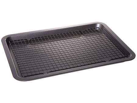 Non stick Coated Baking Sheet Pan with Cooling Rack - Cookware Set - 17.75  X 13  Online